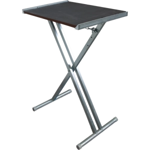 Folding table with board