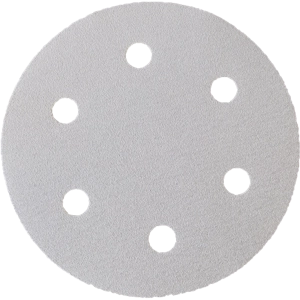 Sandpaper (velcro) 6 hole punch, 25 pieces, P180