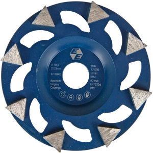 Diamond-grinding wheel coating „Rapid K“, Ø 125 mm